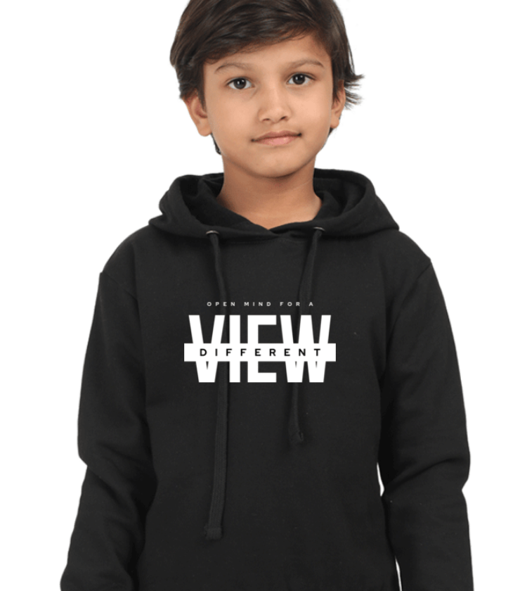 View Different Black Kids Hooded Sweatshirt