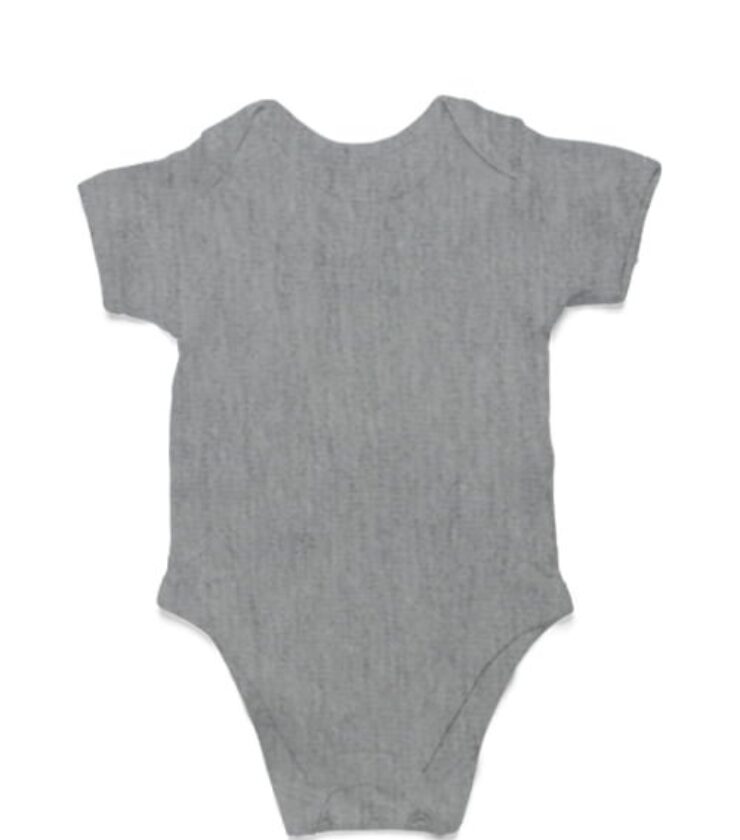 Grey Melange Kids Rompers