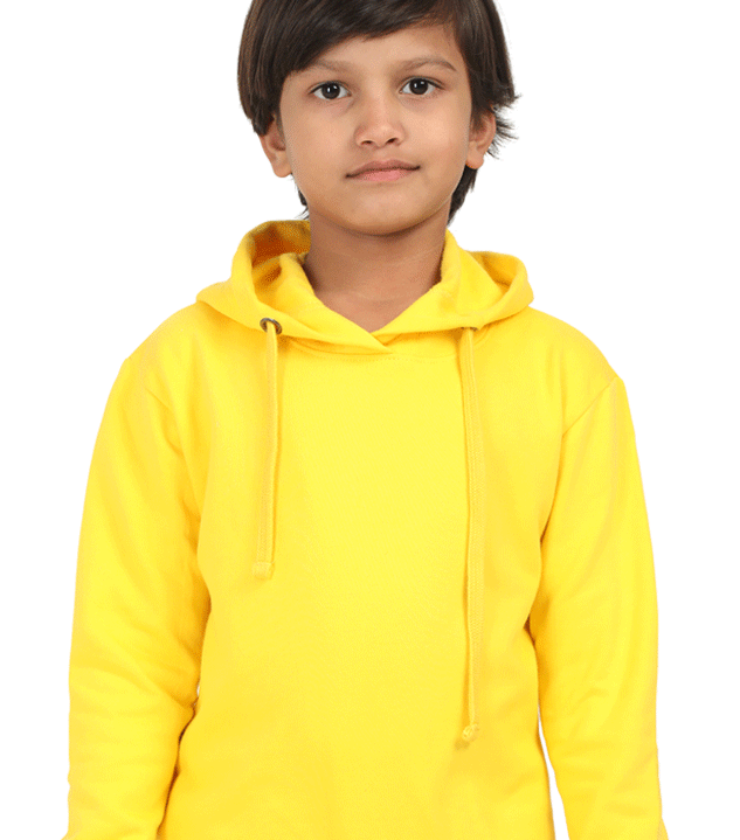 Yellow Kids Hooded Sweatshirt