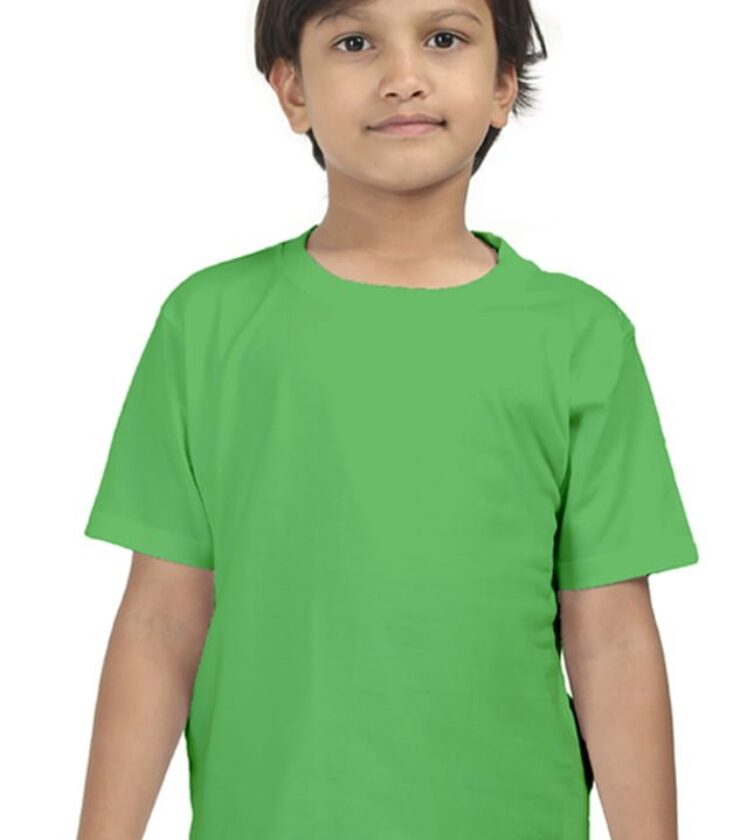 Flag Green Boy Round Neck Half Sleeve Classic Tees