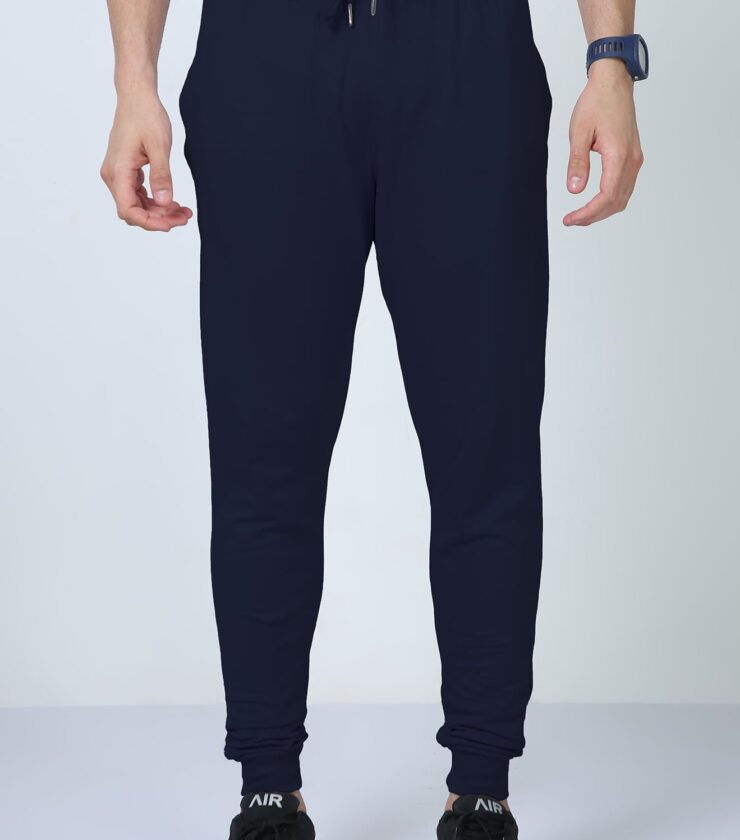 Men Joggers Navy Blue