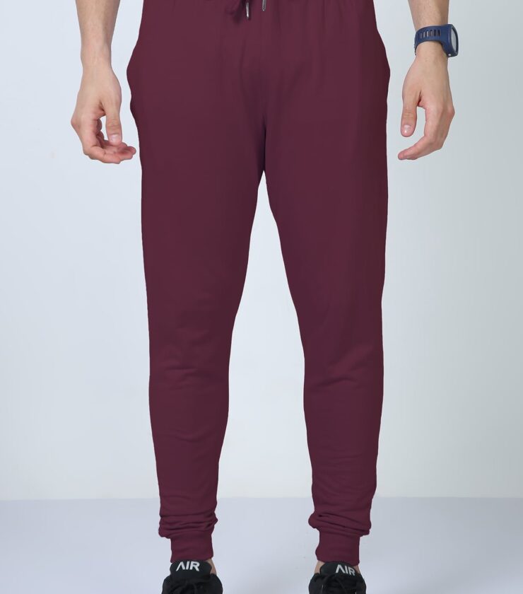 Men Joggers Maroon
