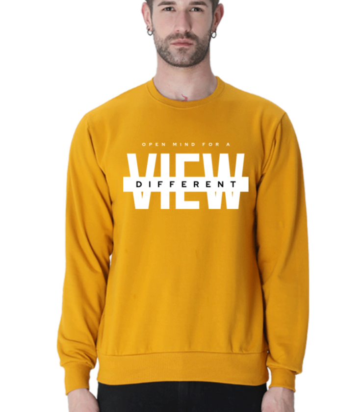 View Different Mustard Yellow Unisex Sweatshirts