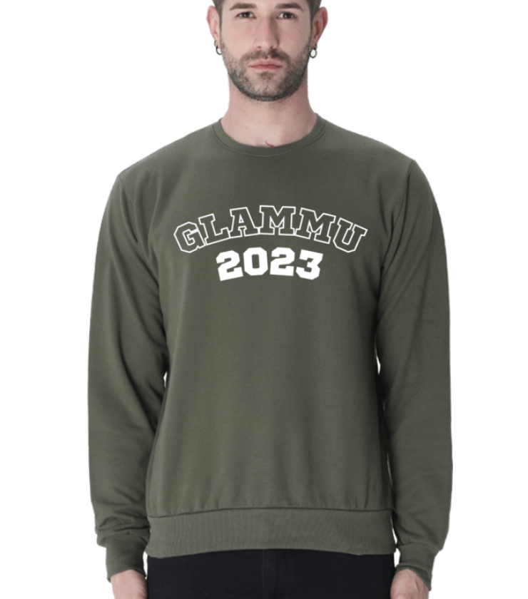 Glammu 2023 Olive Green Unisex Sweatshirts