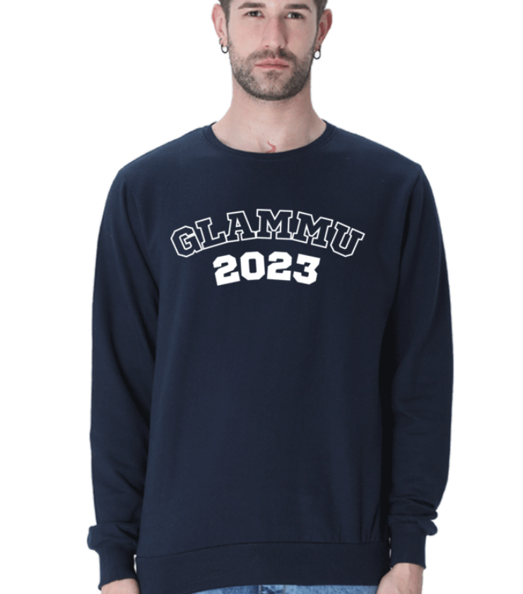 Glammu 2023 Navy Blue Unisex Sweatshirts