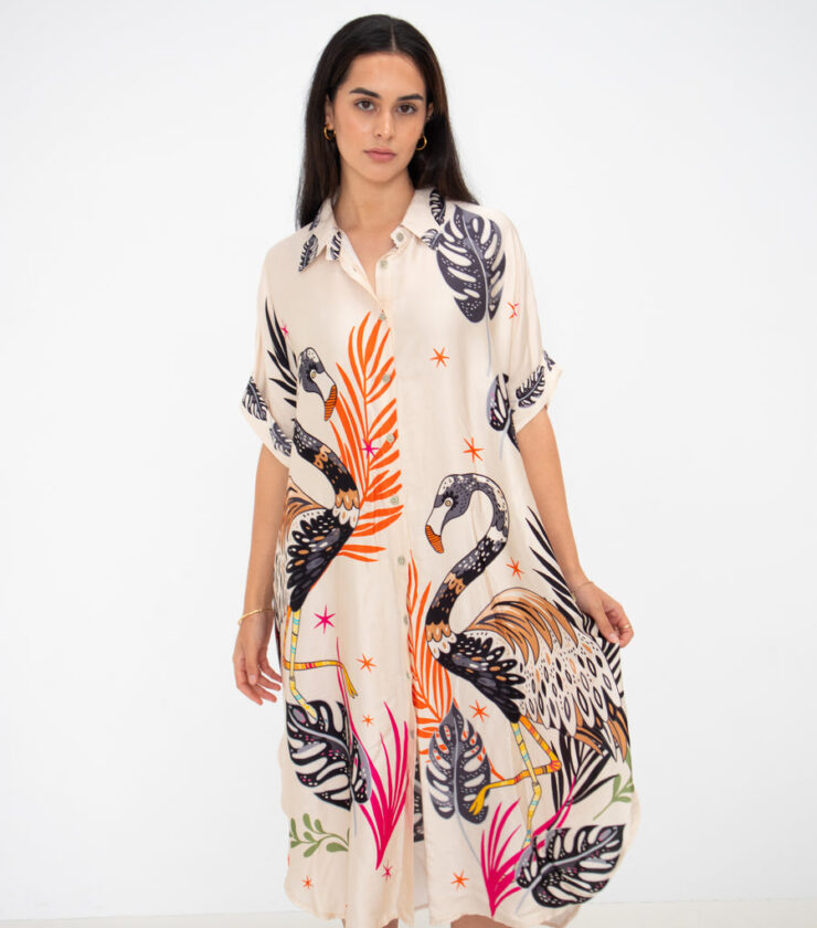 A1019 DIGITAL PRINTED KOREAN BSY VELVET WESTERN MAXI DRESS