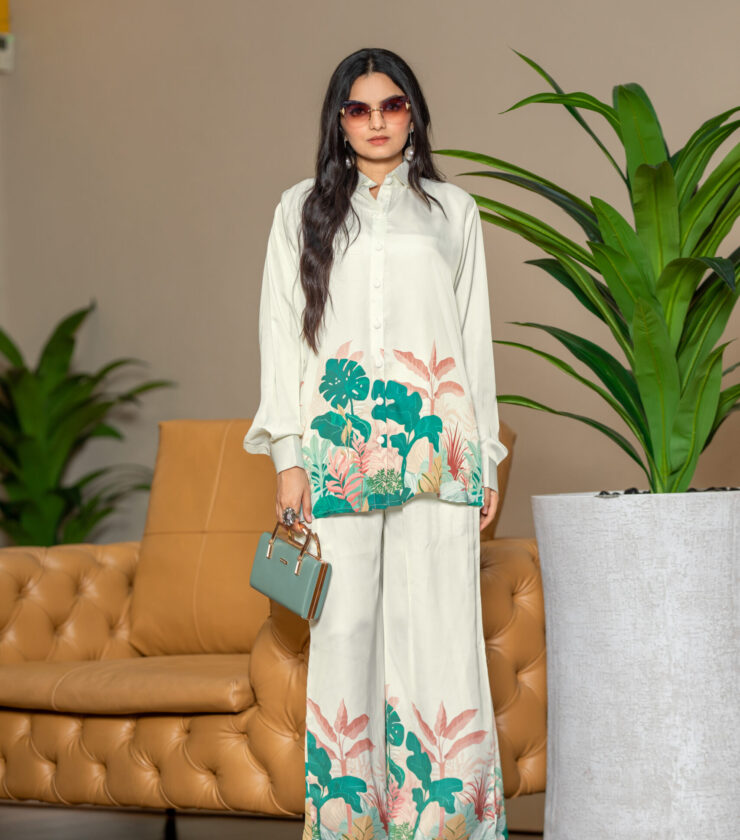 A1014 DIGITAL PRINTED CO ORD SET